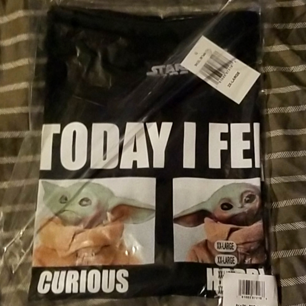 Star wars. 2XL. Baby yoda shirt